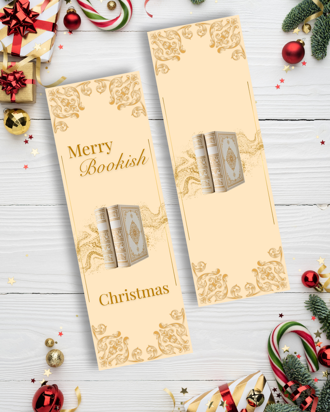 Segnalibro natalizio fronte/retro