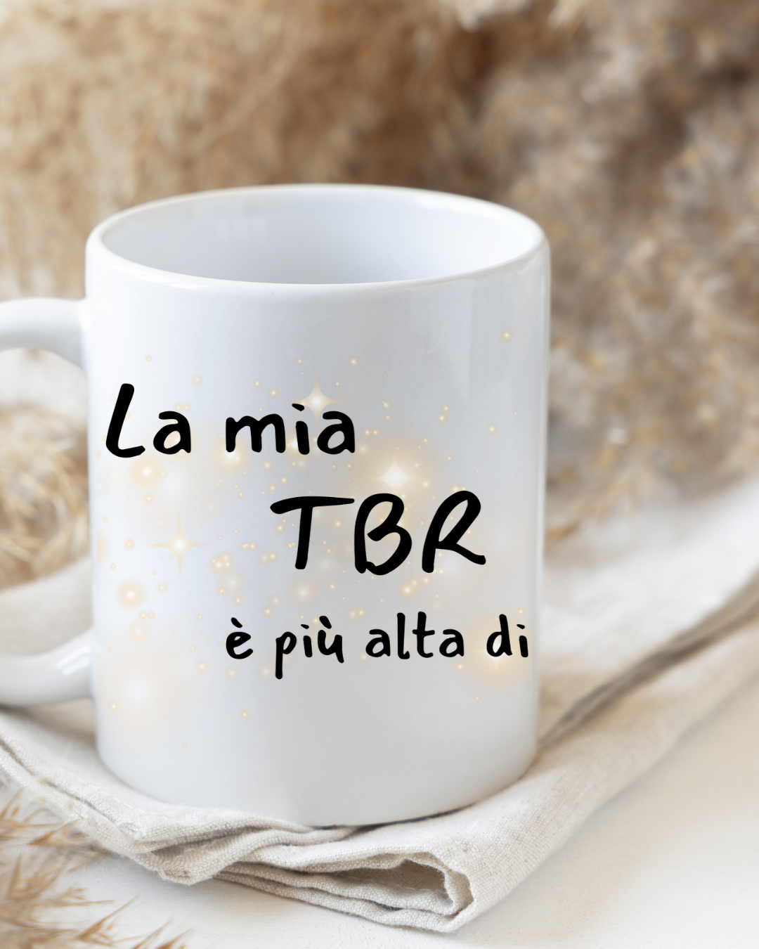 Tazza TBR per booklovers – Mug per chi ama leggere