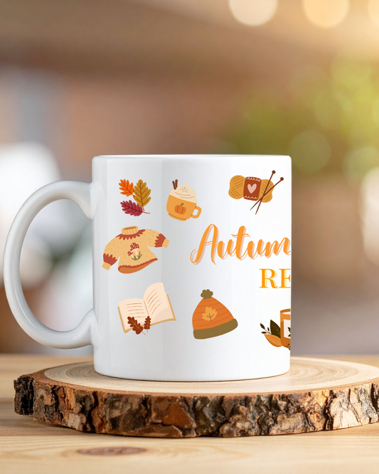 Tazza "Autumn reader" Bianca