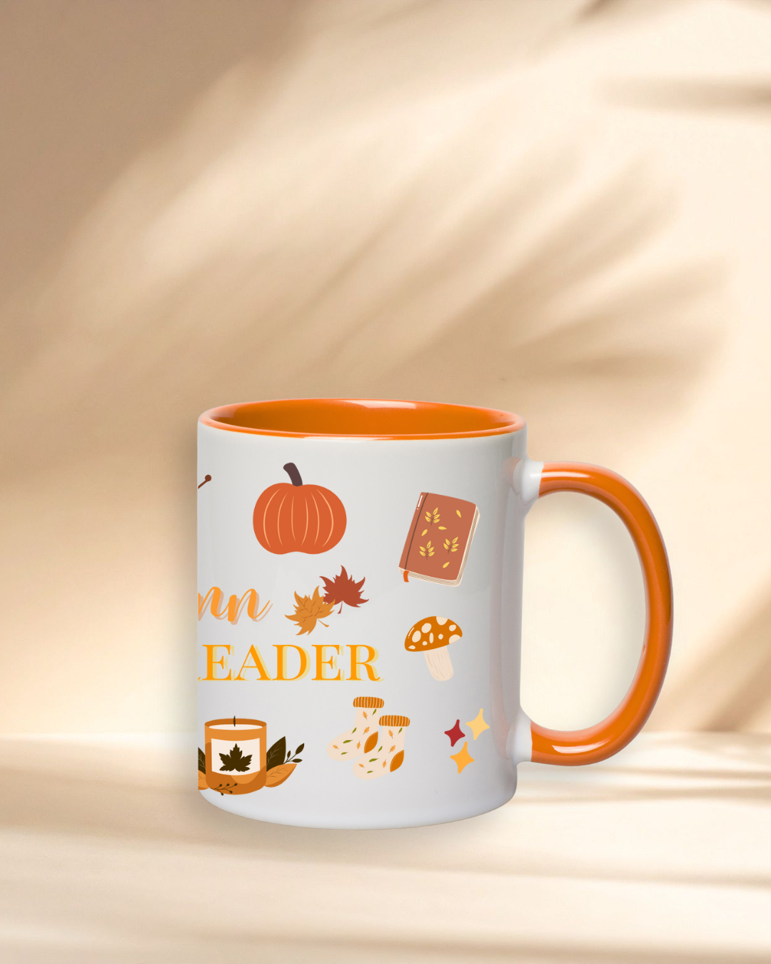 Tazza "Autumn reader" Arancione