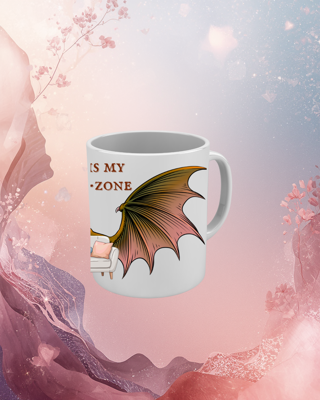 Tazza "Fantasy is my comfort-zone" – Mug per Lettori che sognano avventure
