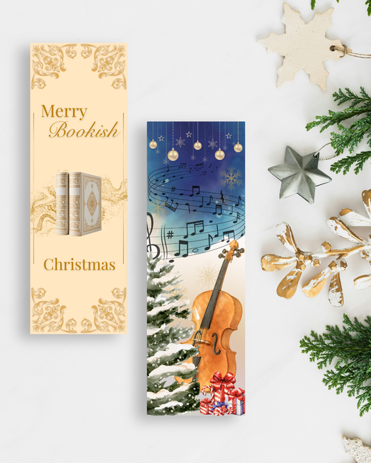 Segnalibro natalizio fronte/retro