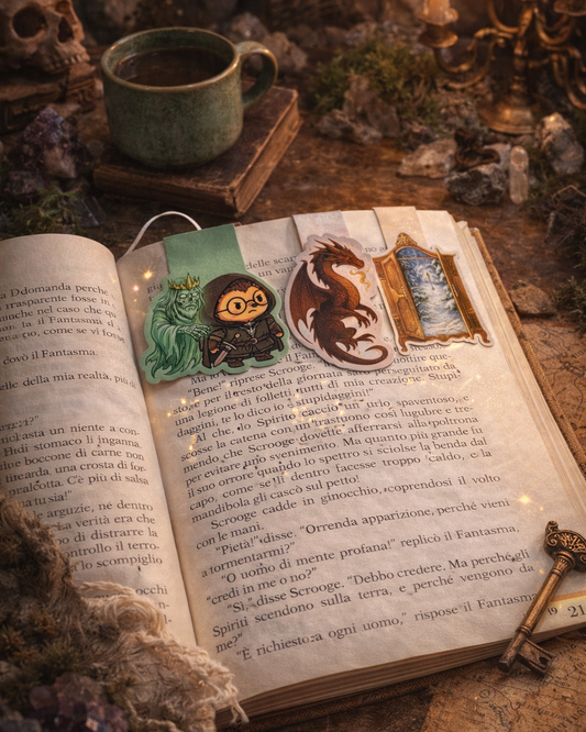 Segnalibri magnetici fantasy per booklovers